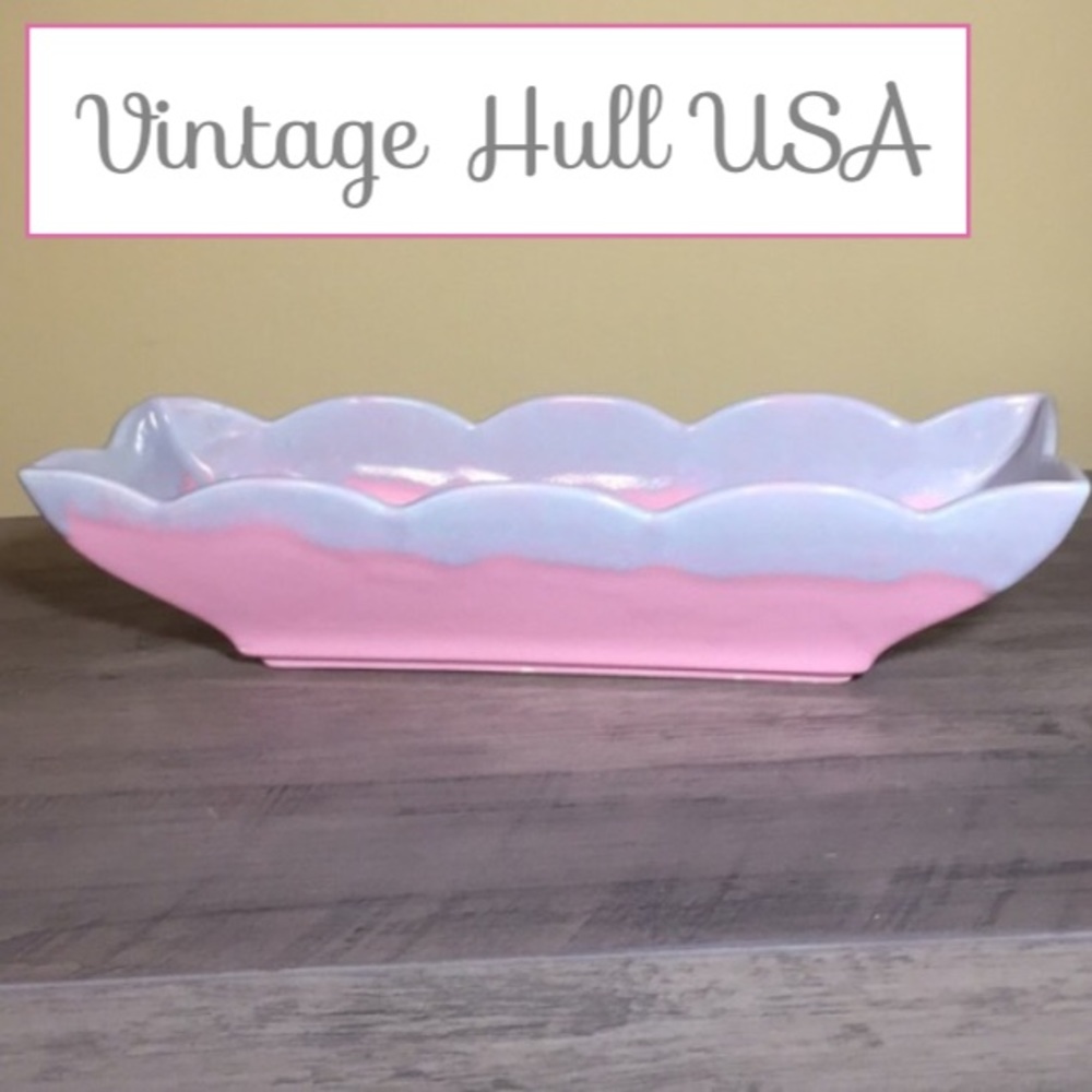 Hull Scallop Edge Rectangular Planter